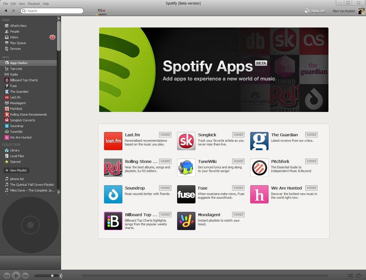 Spotify Apps Development