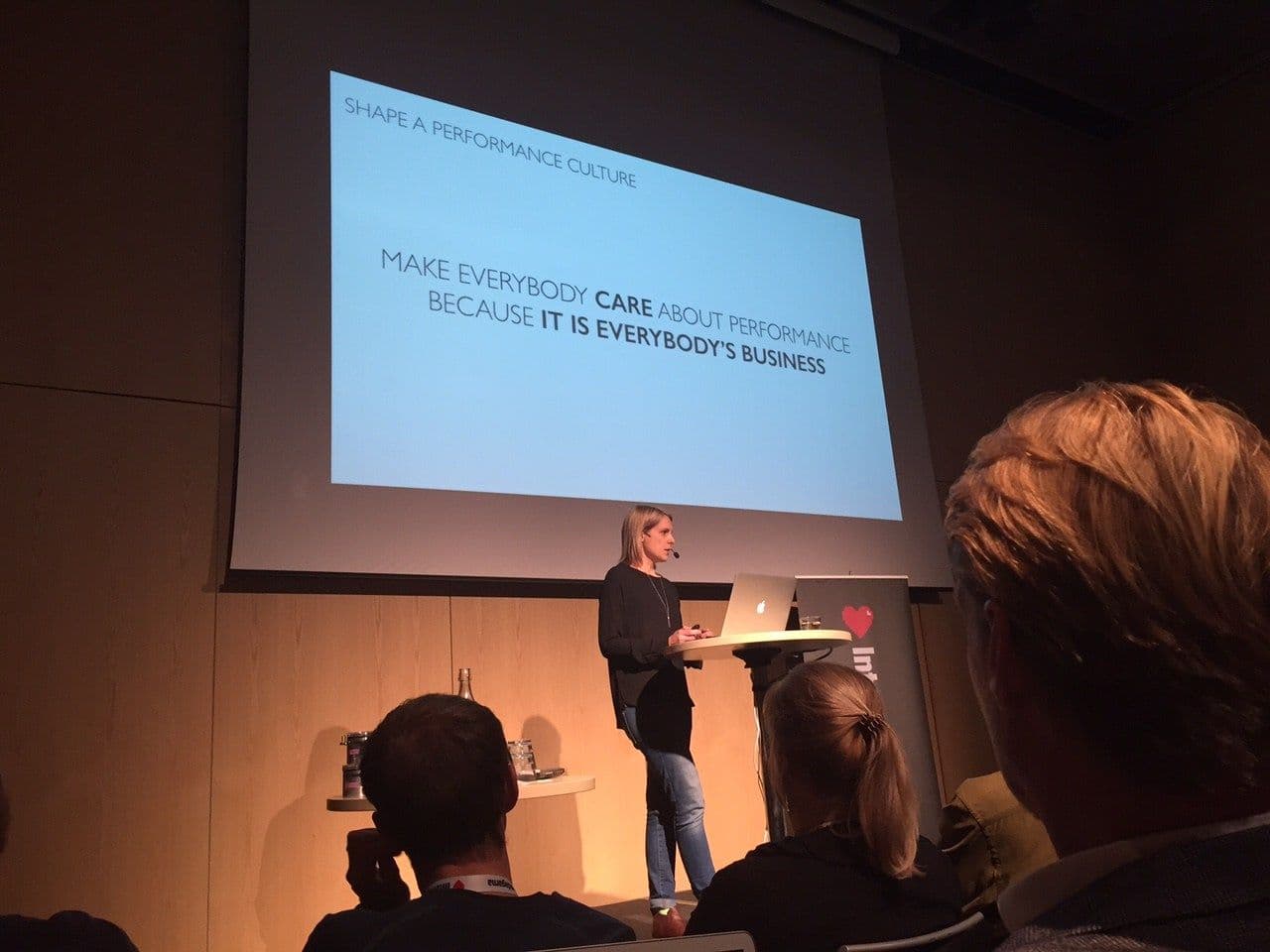 Barbara Bermes presenting in Internetdagarna 2015