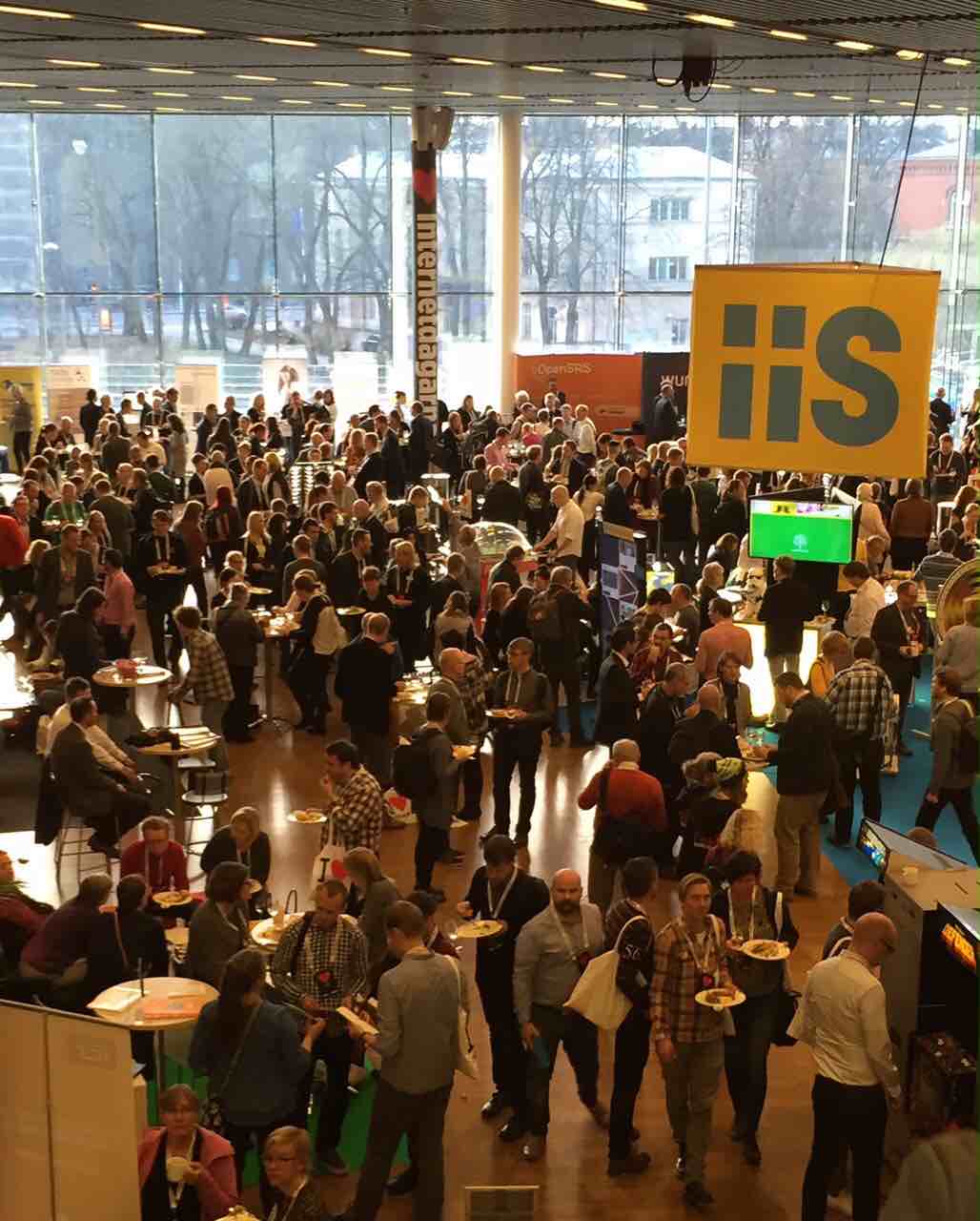 Main room at Internetdagarna 2015