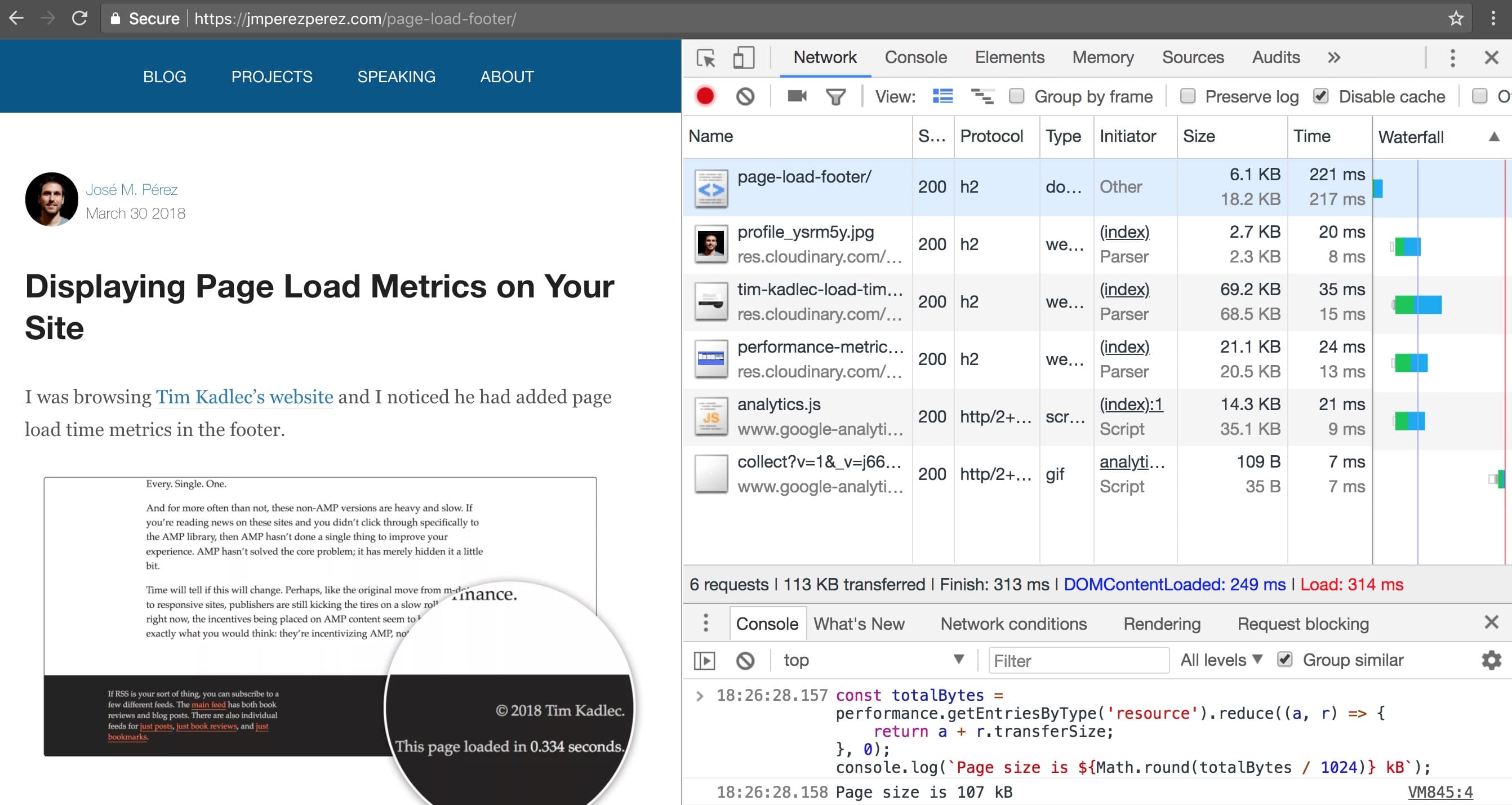 Calculating the transferred size of the requests using Resource Timing API