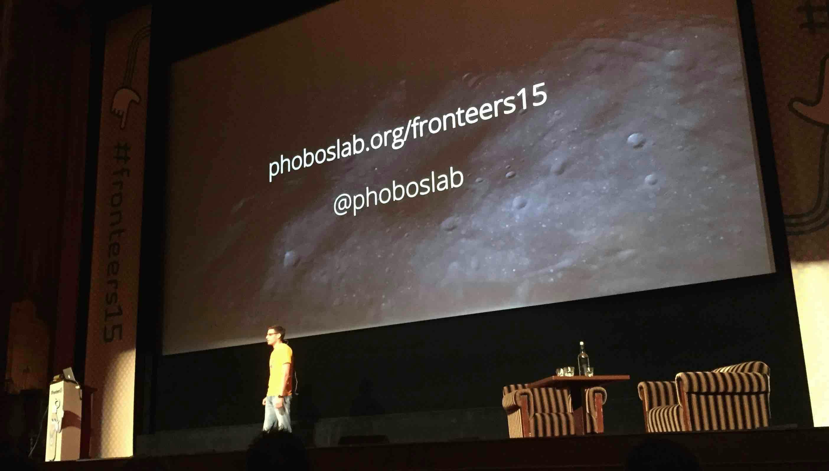 Phoboslab presenting in Fronteers 2015