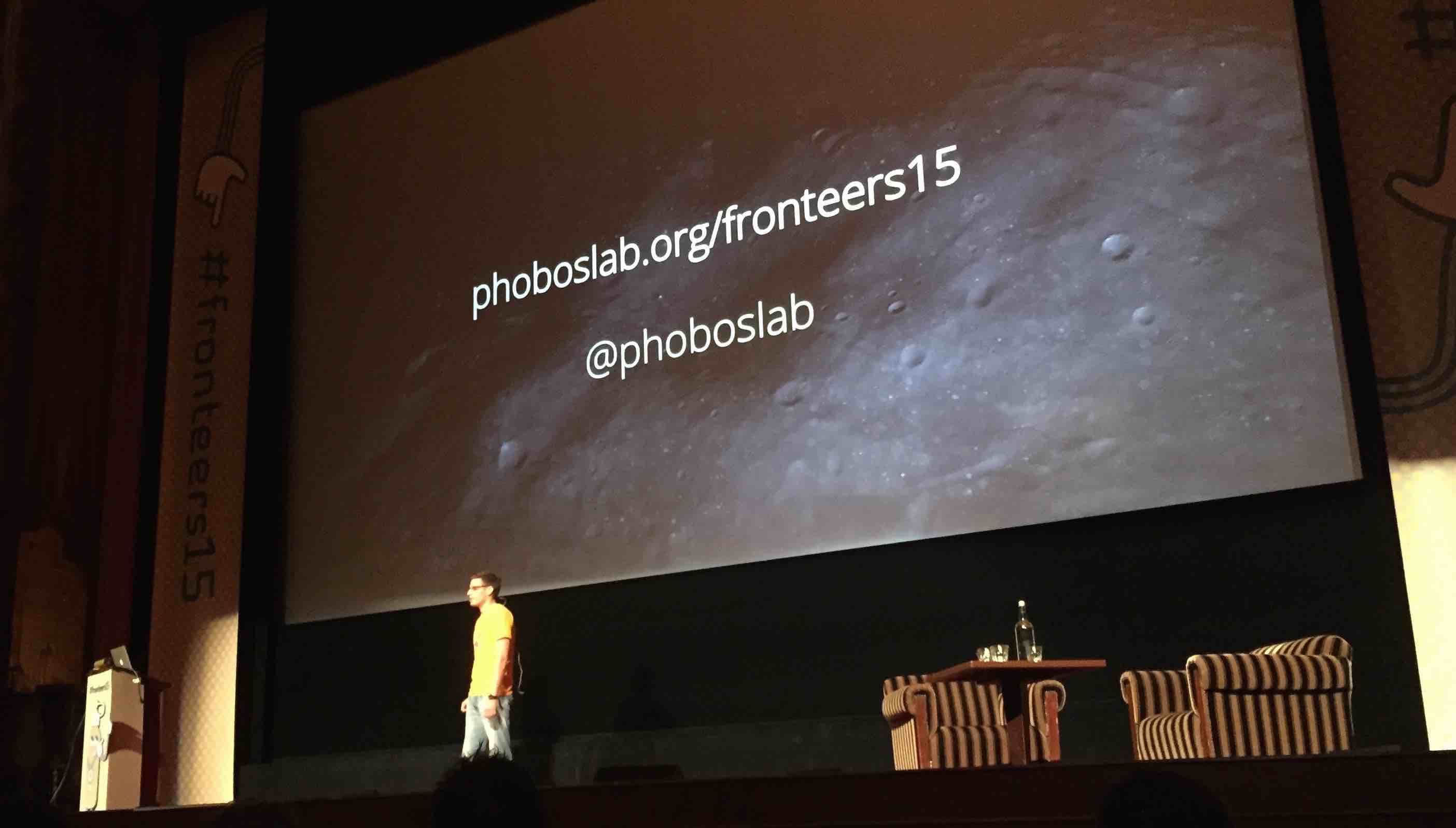 Phoboslab presenting in Fronteers 2015