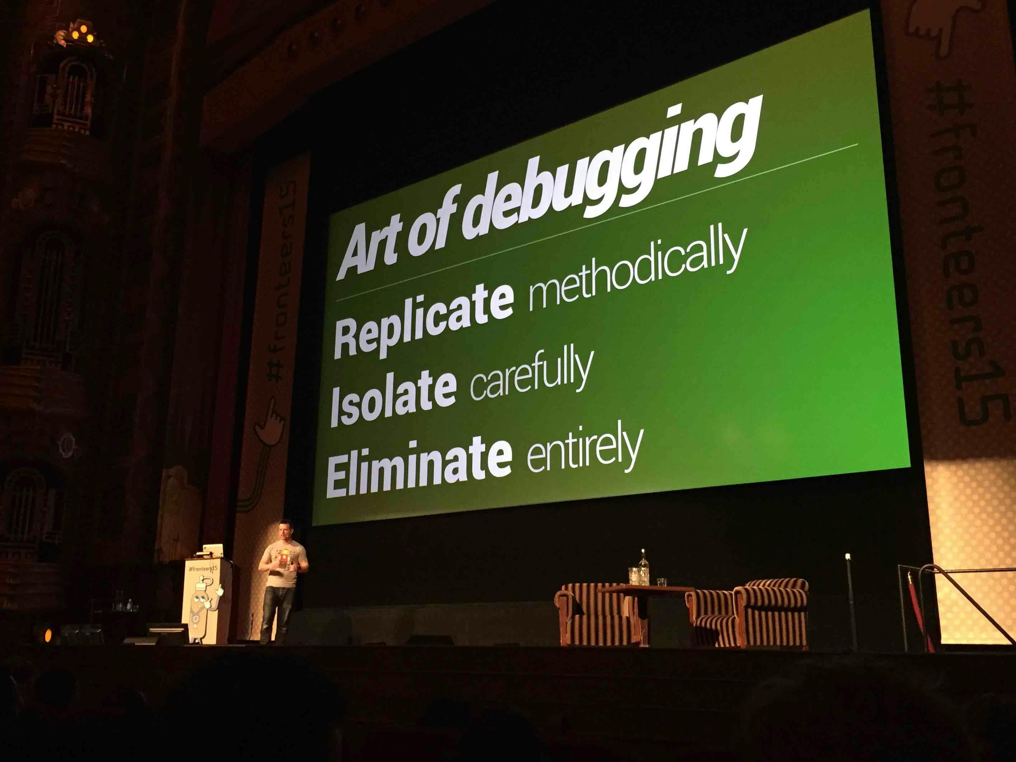 Remy Sharp presenting in Fronteers 2015