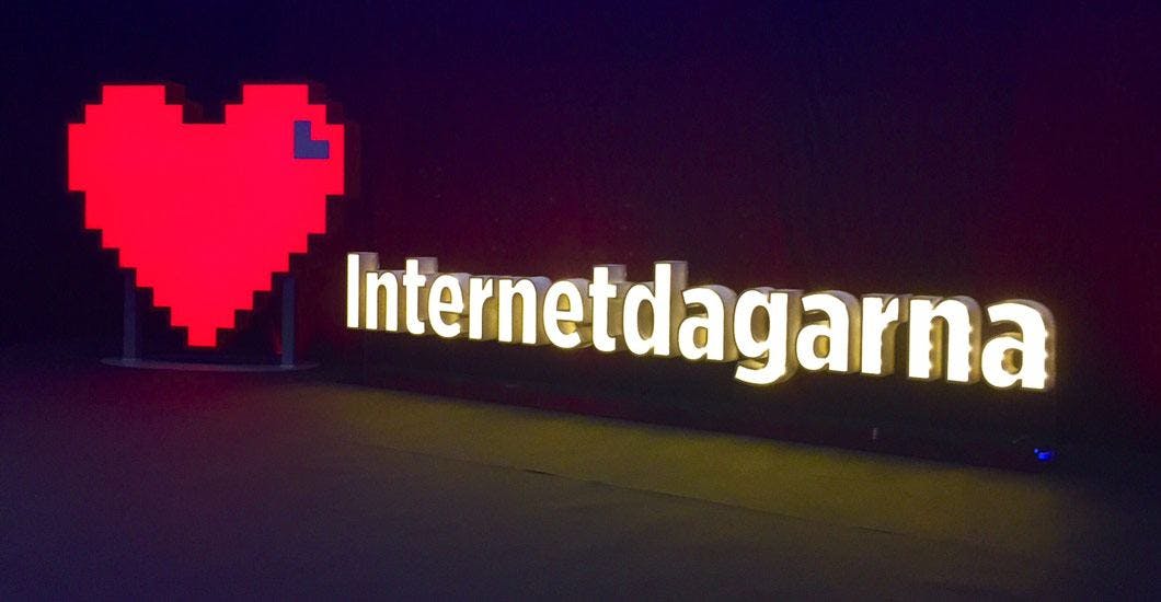 The Heart logo at Internetdagarna 2015