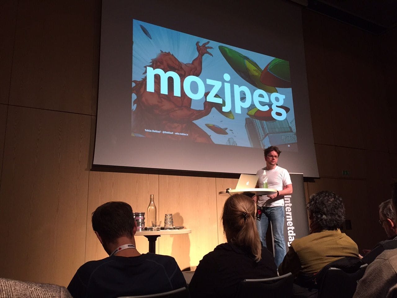 Tobias Baldauf presenting in Internetdagarna 2015