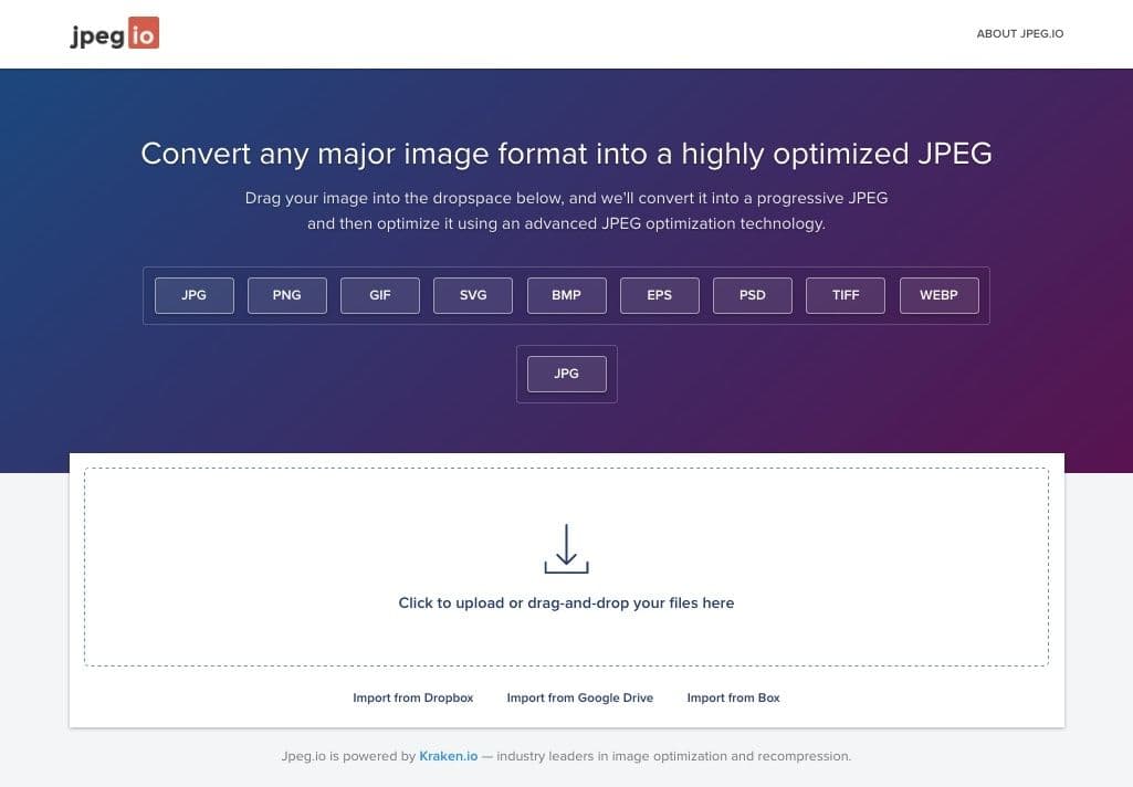 JPG compression level, SSIM and Jpeg.io