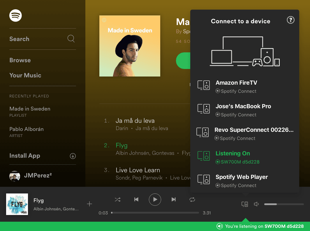 Spotify Web Player