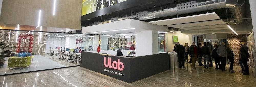 Entrance of ULab — taken from ulab.es